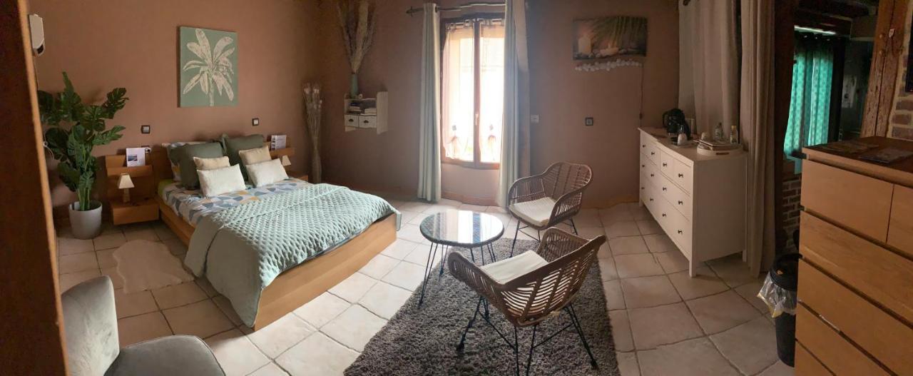 Chambre Salon Independant, Salle De Bain Wc Prives, Jardin Prive, Piscine Partagee Pres D'Un Lac Mesnil-Saint-Père Dış mekan fotoğraf