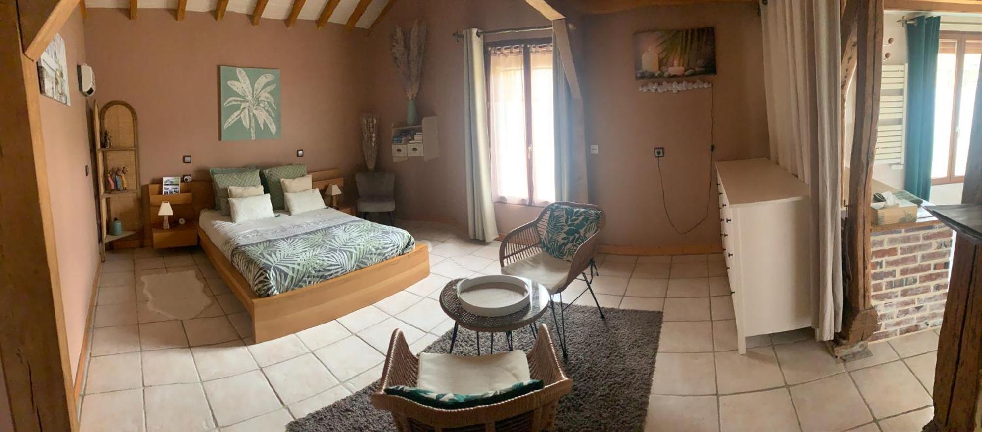 Chambre Salon Independant, Salle De Bain Wc Prives, Jardin Prive, Piscine Partagee Pres D'Un Lac Mesnil-Saint-Père Dış mekan fotoğraf